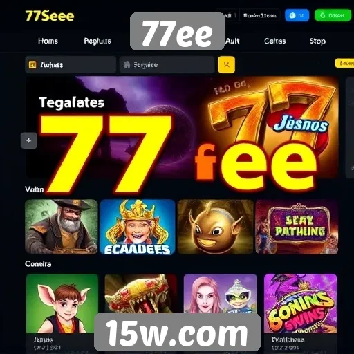 Comparação entre 77ee e outros sites de jogos populares