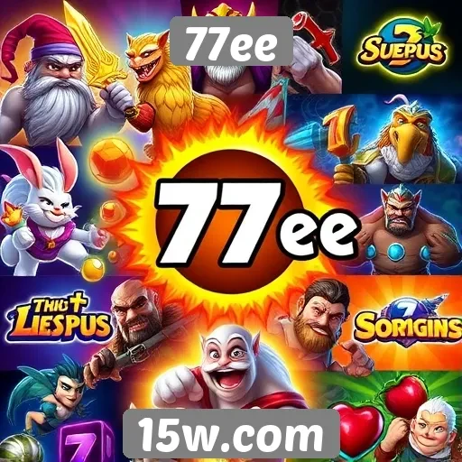 Explorando a diversidade de jogos disponíveis no 77ee